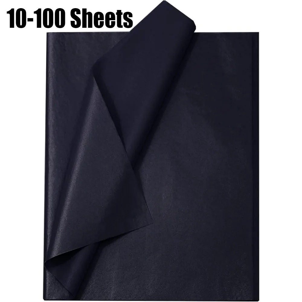 Pattern Tissue Paper - 10-100 vellen zwart tissuepapier voor verpakkingen,