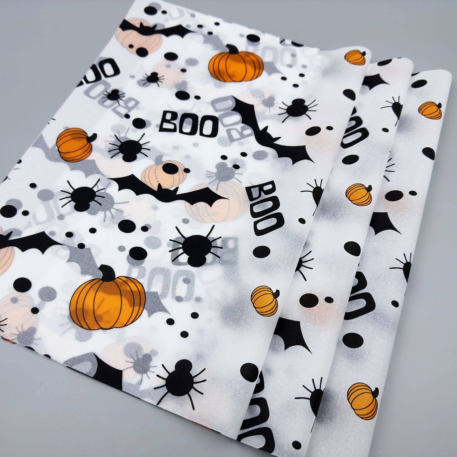 Pattern Tissue Paper - 30 vellen Halloween tissuepapier Boo Pumpkin