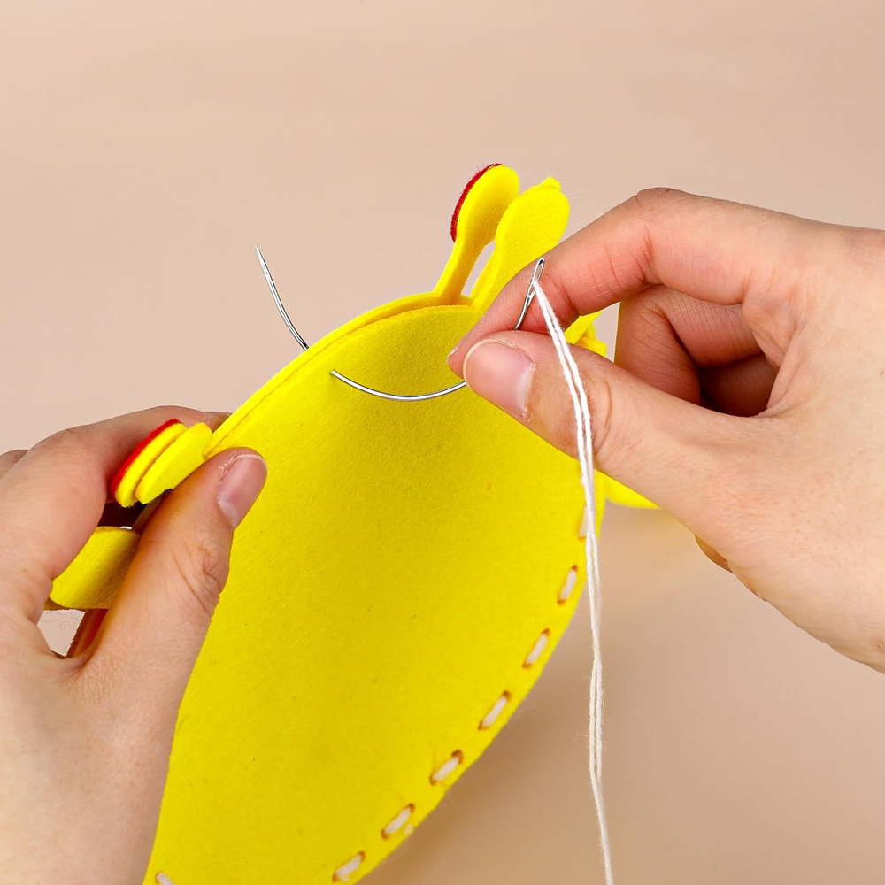 4 stuks naainaald leer ambacht - Textile Sewing Kit recensie en prijs