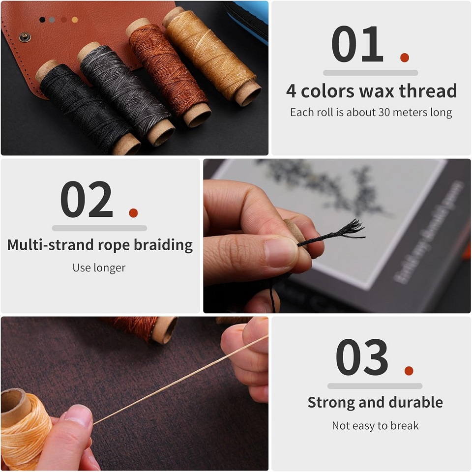 BUDDUR lederen naaigereedschap - Textile Sewing Kit recensie en prijs