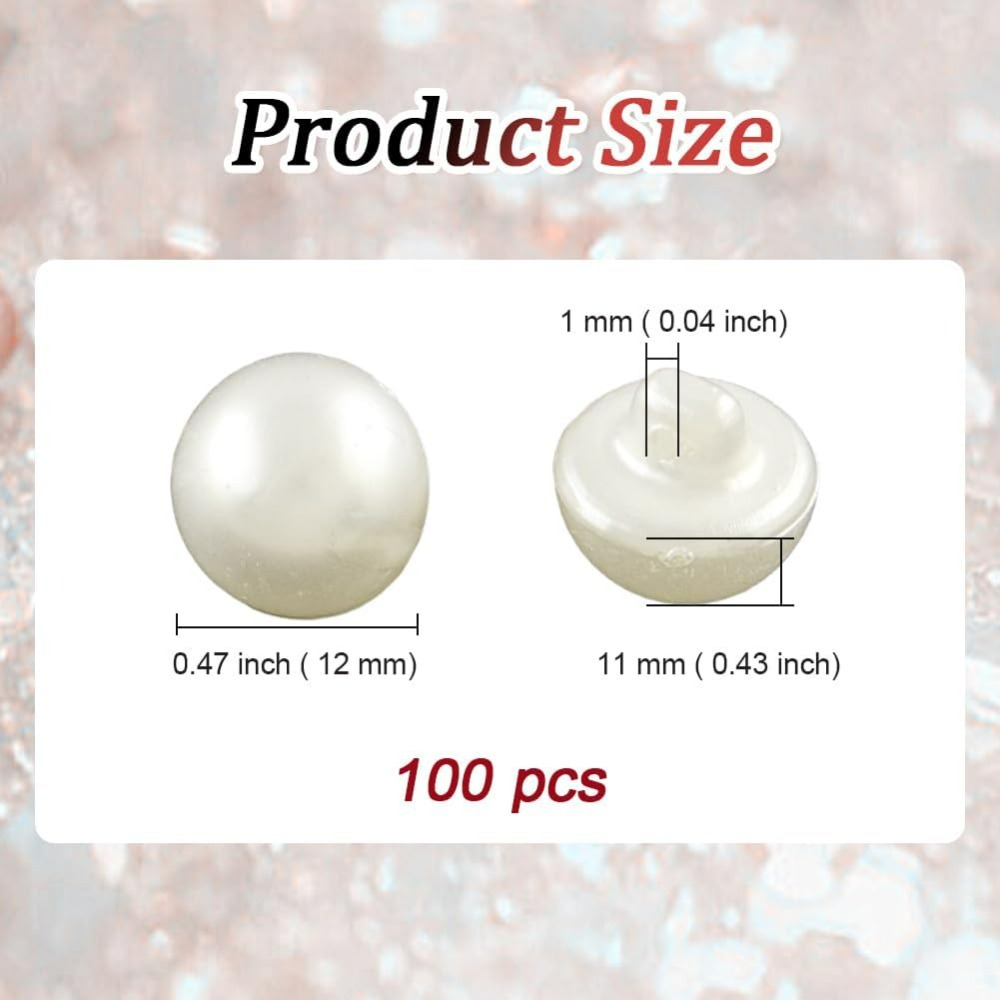 12 MM 100 Stuks 1 Gat Beige Im - Sewing Kit recensie en prijs