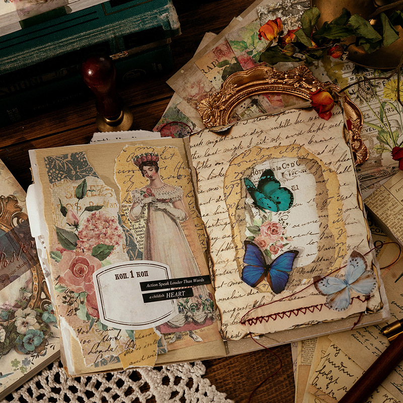 100 vellen vintage INS bloemmo - Pattern Tissue Paper recensie en prijs