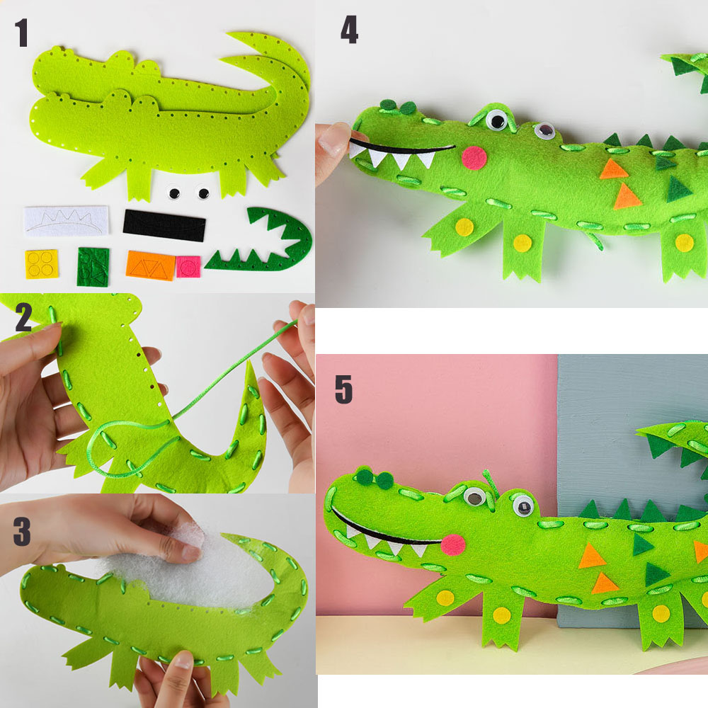 Cartoon Dier Naaien Craft Kit  - Textile Sewing Kit recensie en prijs