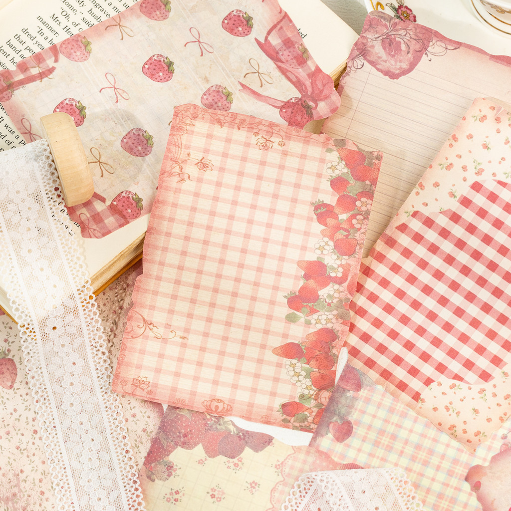 30 vellen vintage scrapbookpap - Pattern Tissue Paper recensie en prijs