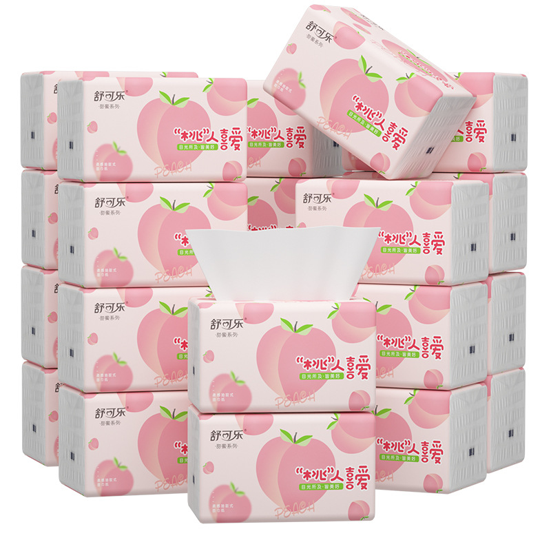 Leuke Perzikpatroon Gezichtsdo - Pattern Tissue Paper recensie en prijs