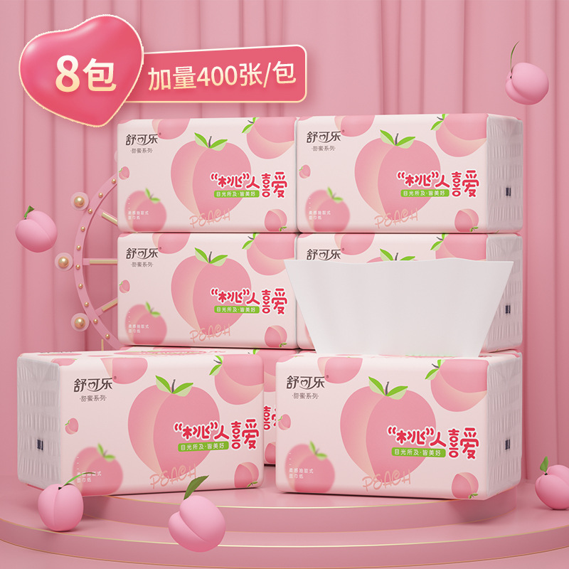 Leuke Perzikpatroon Gezichtsdo - Pattern Tissue Paper recensie en prijs