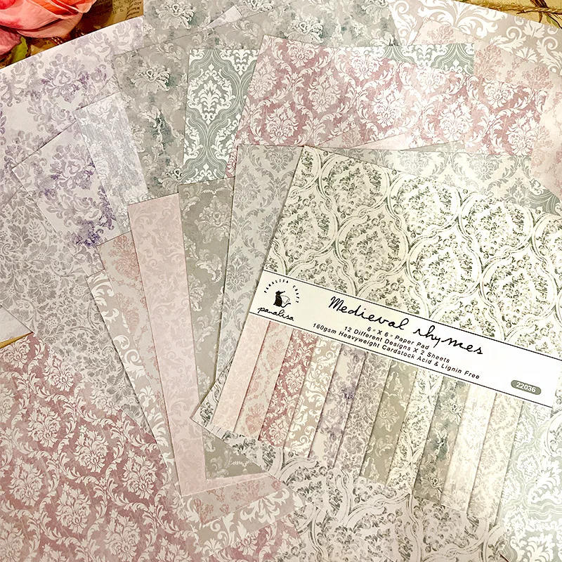 12 Vel Barok Patroon Plakboek  - Pattern Tissue Paper recensie en prijs