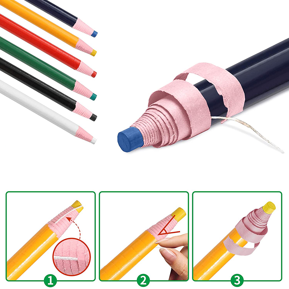 6 Kleur Naaien Marker Potlood  - Tailor Chalk Marker recensie en prijs