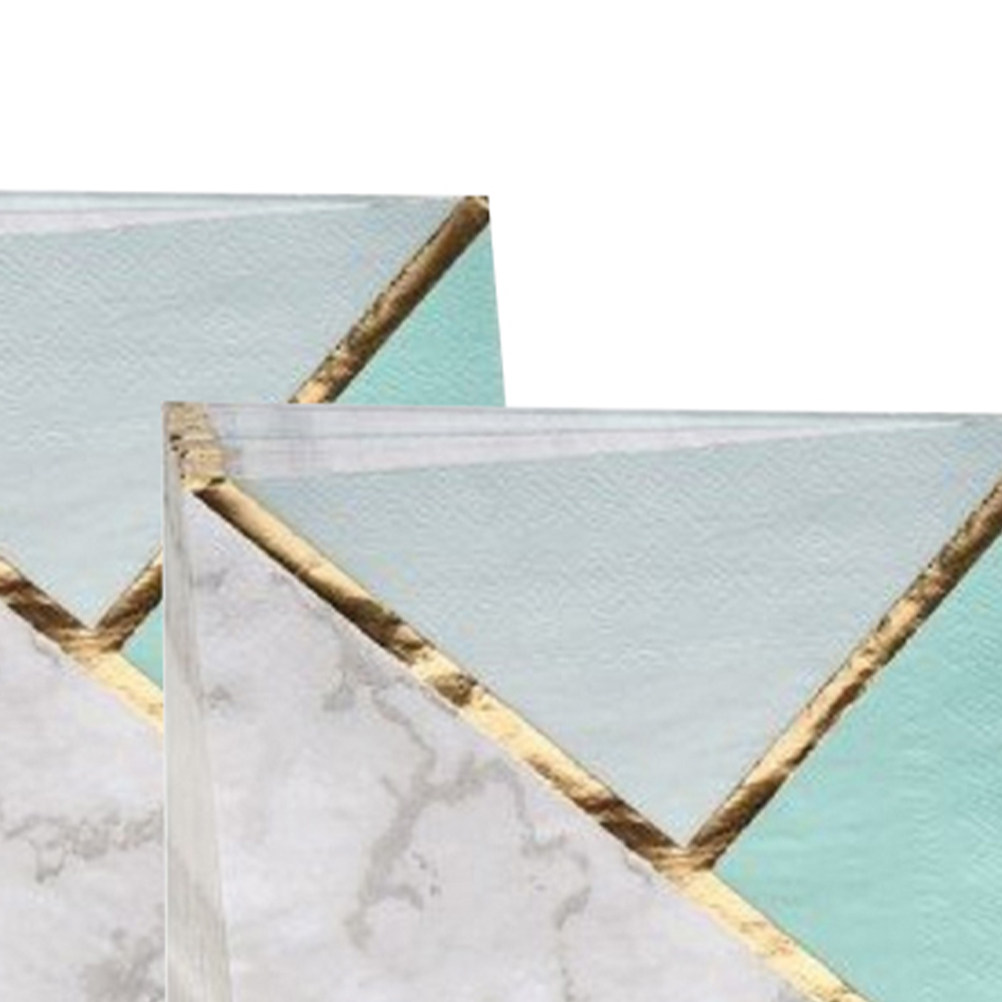 16 stuks muntgroene papieren s - Pattern Tissue Paper recensie en prijs