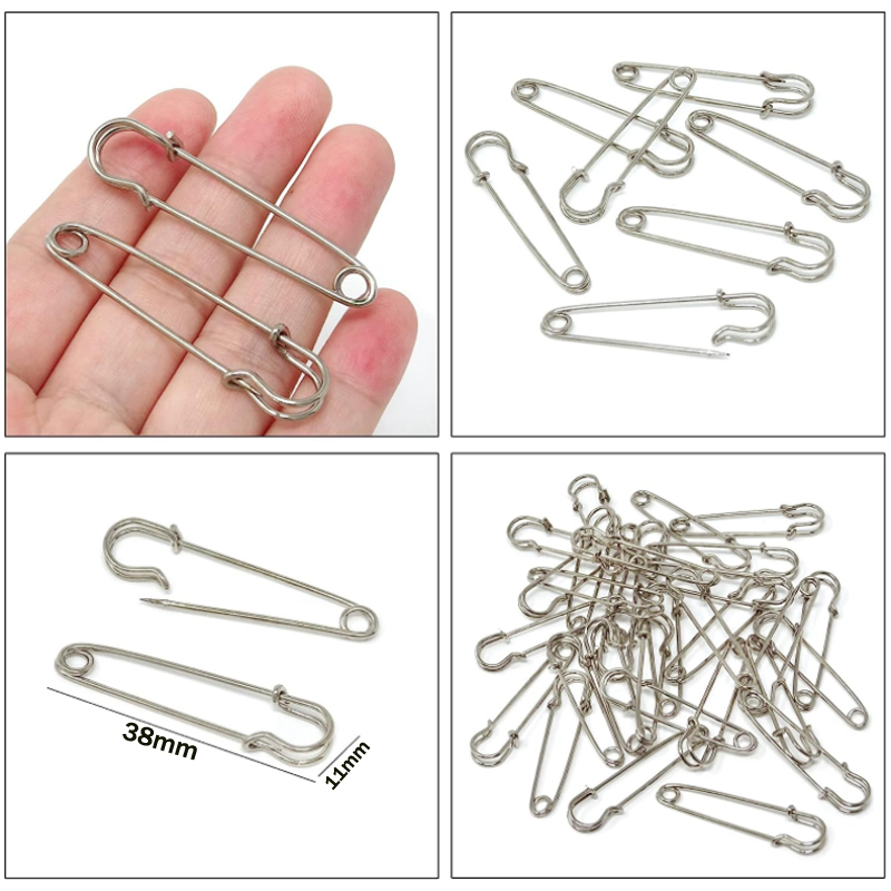 10-100p 22/28/38/45/54mm Zilve - Textile Sewing Kit recensie en prijs